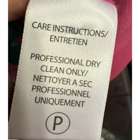 Tanya Taylor Skirt Womens 8 Midi Silk Blend Abstract Fairy Core Cottage Burnout - Picture 8 of 9